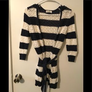 Striped cardigan